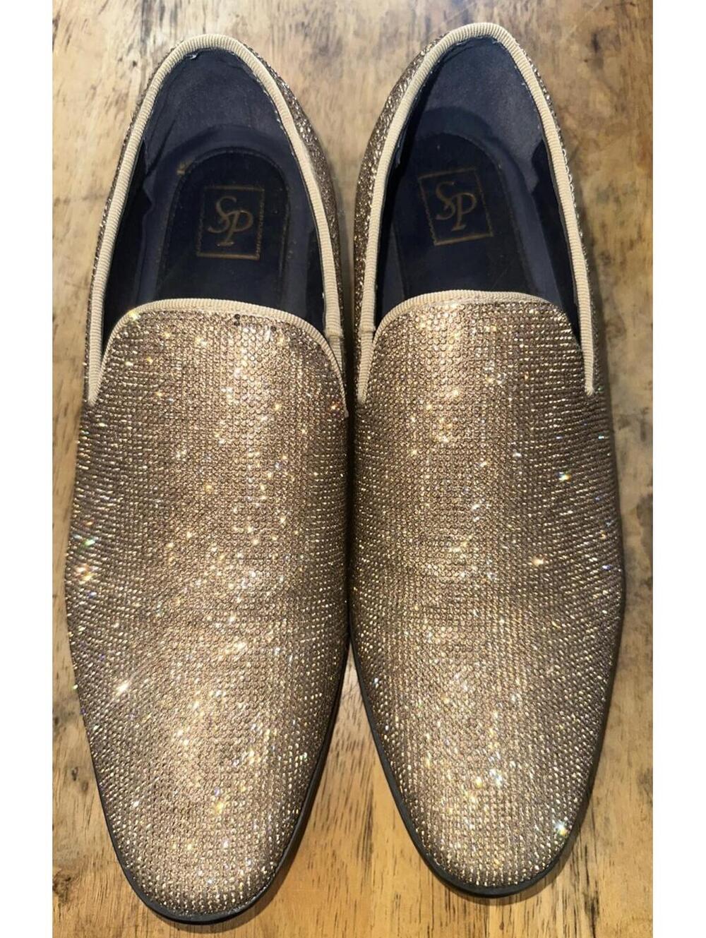 SP by St Patrick Men Shimmering Slip on Formal Dress Shoe 11